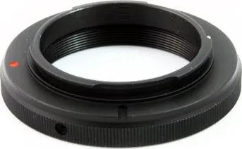 Adapter objektivi Pixco Olympus 4/3 në T2, duralumin, i zi - 2