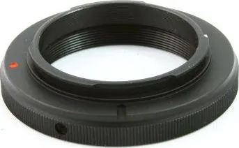Adapter objektivi Pixco Olympus 4/3 në T2, duralumin, i zi - 3