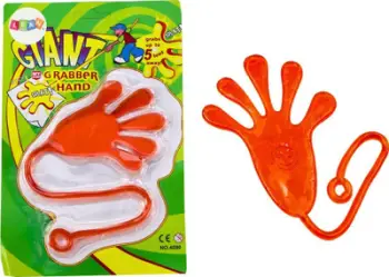 Lodër slime elastike Sticky Hand, sticky, portokalli