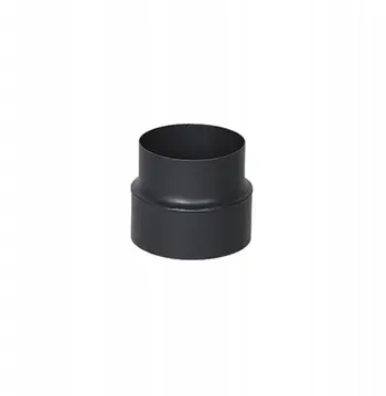 Adapter oxhaku çelik rritës 130mm në 160mm, deri 1000°C, i zi