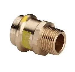 Adapter presimi Viega Profipress G 2611, 15mm x R 3/4", bronz i kuq