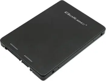 Adapter Qoltec për SSD M.2 SATA NGFF, në SATA III, 6Gb/s, i zi