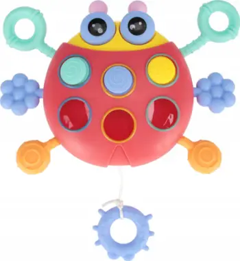 Lodër shqisore BamBam Ladybug 541611, për foshnje, shumëngjyrëshe