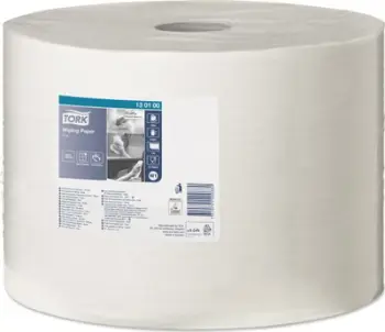 Peshqir letre Tork Multipurpose Cleaning Cloth, 1 shtresë, rrotullë e gjatë, i bardhë
