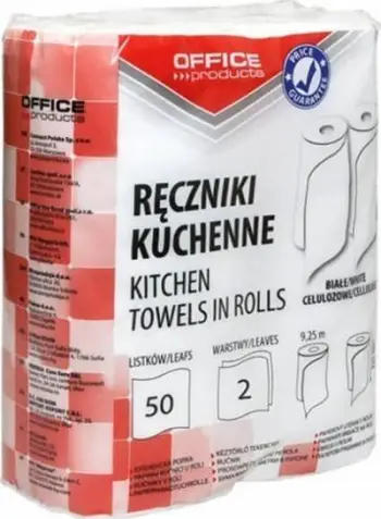 Peshqir kuzhine PBS Connect OFFICE PRODUCTS, 2 shtresa, 50 fletë 2 copë, i bardhë