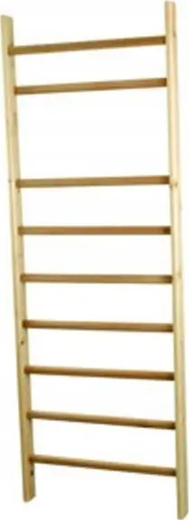 Shkallë muri për stërvitje Master Training Wall Bar, 240 x 70 cm, dru, ngjyrë natyrale