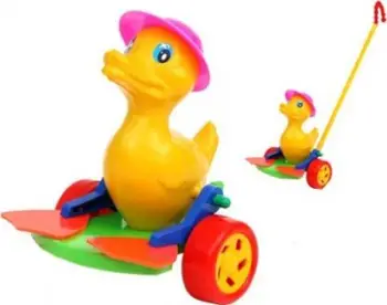 Lodër shtytëse Lazur Duck Oskar, për fëmijë 2+, shumëngjyrëshe