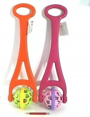 Lodër shtytëse me top Maksik Push Toy Ball MIX, për fëmijë, shumëngjyrëshe