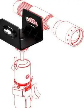 Adapter trekëmbëshi Ledlenser, për elektrikë dhe fenerë Ledlenser, i zi
