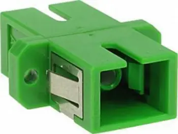 Adaptues fibër optike AD SC-APC, single-mode, jeshil