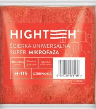 Peshqir mikrofiber Red Devil, 40x40cm, 260g/m², i kuq