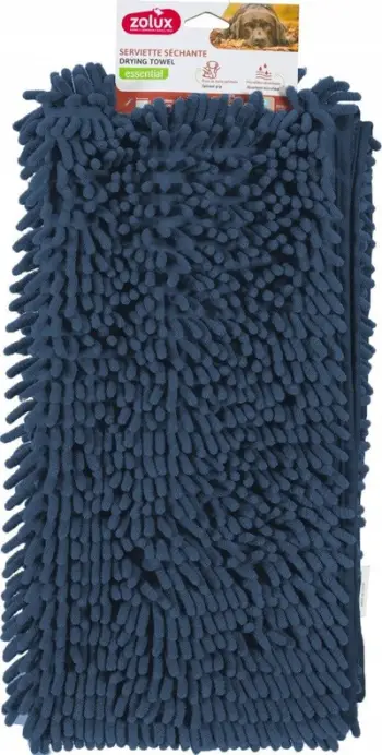 Peshqir mikrofibre për qen Zolux, 90 cm, blu