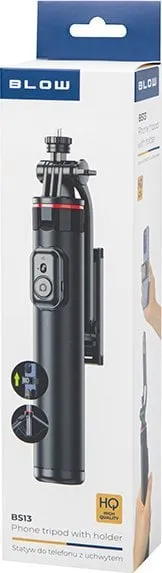 Shkop selfie tripod 3IN1, 130 cm, me telekomandë Bluetooth, i zi - 4