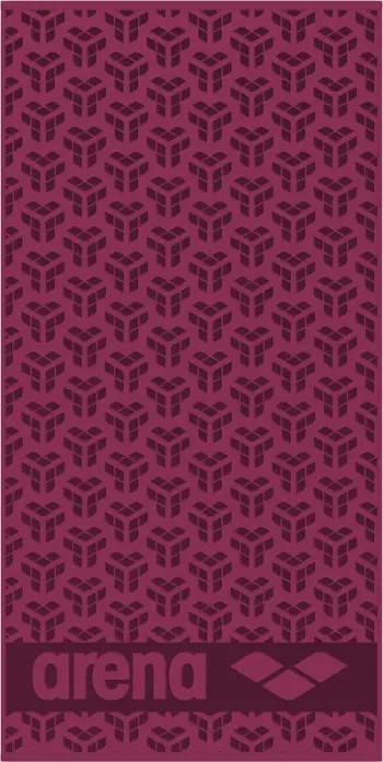 Peshqir pambuku Arena Monogram, 180x90 cm, gri