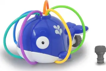 Lodër ujore Jamara Mc Fizz Whale, sprinkler uji, shumëngjyrëshe