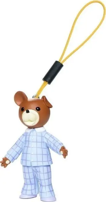 Lodër varëse Teddy Floppy Ear Pajamas, 9.4cm, shumëngjyrëshe