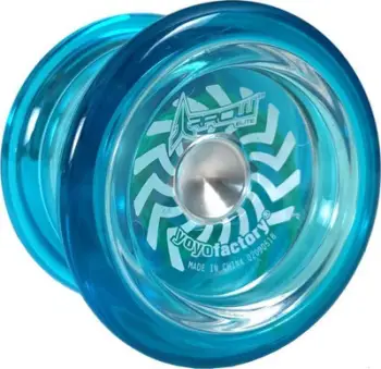 Lodër yo-yo YoYoFactory ARROW, kushinetë çeliku inox, diametër 58 mm, shumëngjyrëshe