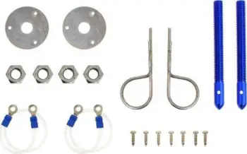 Kapëse alumini për maskë Mask Latches Hair Pin, set 2 copë, blu