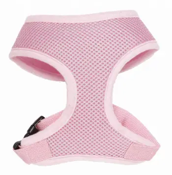 Shkopa për qen BarryKing, M, rrjetë dhe poliester, qafë 36cm gjoks 44-57cm, rozë