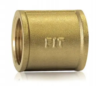 Kapëse bronzi MUFF COUPLING SF60N 5/4", për instalime uji, mes i artë
