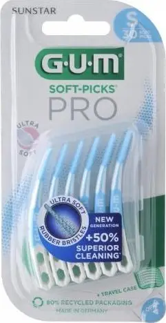 Shkopinj interdentalë Gum Soft-Picks Pro Small, set 30 copë
