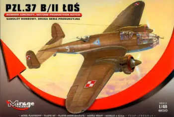 Aeroplan lodër për fëmijë Mirage PZL.37 BII Moose