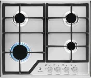Pianurë me gaz Electrolux KGS6426SX, 60cm, inoks