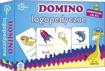 Loja edukative Abino Speech Therapy Domino J R L, fëmijë 4+, shumëngjyrëshe