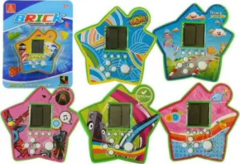 Loja elektronike xhepi Lean Sport Tetris Star, ekran i bardhë, e verdhë