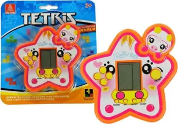 Loja elektronike Lean Sport Tetris Star, në formë ylli, me bateri, e kuqe