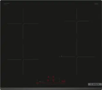 Pianurë me induksion Bosch PIE63KHC1Z, 60cm, me 4 zona, e zezë