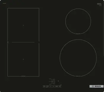 Pianurë me induksion Bosch PVS61RBB5E Series 4, CombiZone, PowerBoost, e zezë
