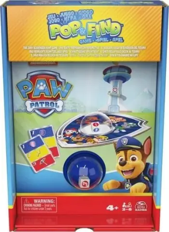 Lojë tavoline Spin Master PSI Patrol Search and Find, 2 6 lojtarë, 4 vjeç+