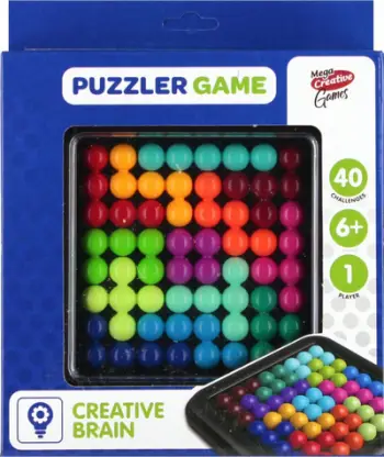 Lojë ndërtimi MEGA CREATIVE Logic Game Blocks, blloqe plastike, shumëngjyrëshe