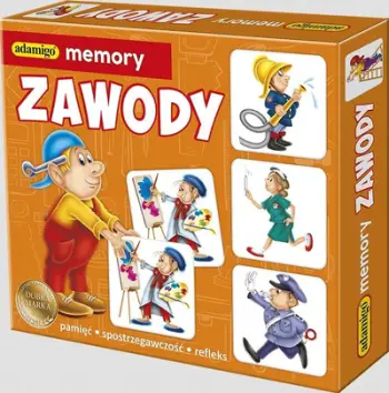 Loja memorie Adamigo Competitions, për fëmijë dhe të rritur, 2 deri 6 lojtarë, shumëngjyrëshe