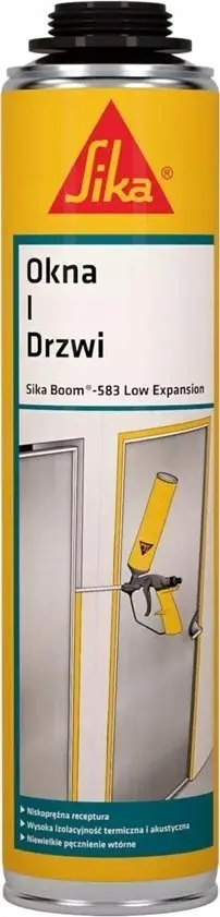 Shkumë montimi Sika Boom 583, zgjerim i ulët, 750 ml