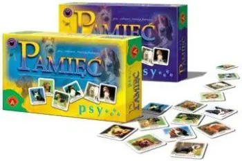 Loje memorije Alexander Game Memory Dogs 0127, per femije, me letra racash qenesh, shumengjyreshe