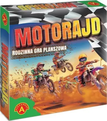 Lojë tavoline Alexander The Game Motorcycle, familjare, me temë motoçikletash, shumëngjyrëshe