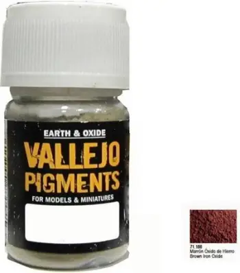 Pigment pluhur Vallejo Av, Brown Iron Oxide, kafe oksid hekuri