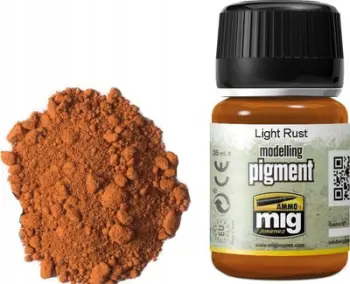 Pigment modelizmi Ammo by Mig, Light Rust, 35 ml, ngjyrë ndryshku e çelët