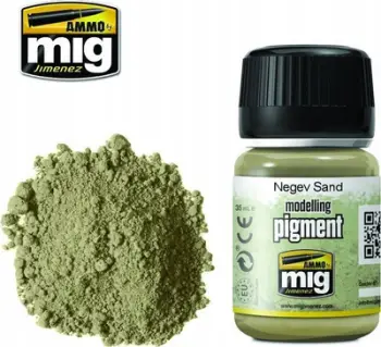 Pigment modelimi Ammo by Mig Pigments Negev Sand, 35ml, ngjyrë rëre