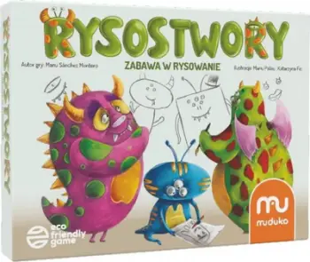 Lojë tavoline Muduko Doodle Creatures, kreative vizatimi, për fëmijë dhe familje