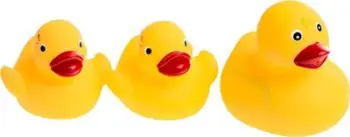 Lojë banje Tullo Bath Duckies 515, set 3 copë, pa vrima, shumëngjyrëshe