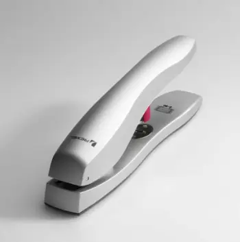 Kapëse letrash Rexel Odyssey, metalike, ergonomike, argjendi
