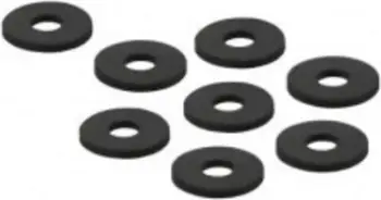 Aksesorë gome HDD InLine për disk, 8 copë, të zi