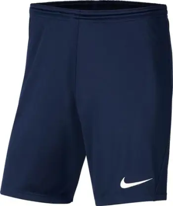 Shorce sportive Nike Park III Knit Jr BV6865 410, për fëmijë, Dri FIT, blu marinë