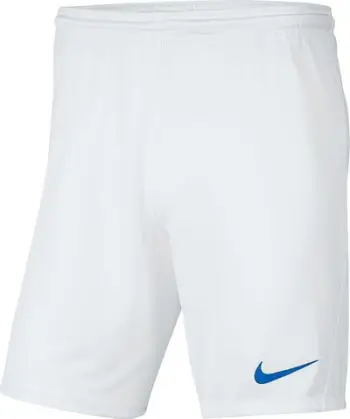 Shorce Nike Park III BV6855, Dri FIT, për meshkuj, të bardha