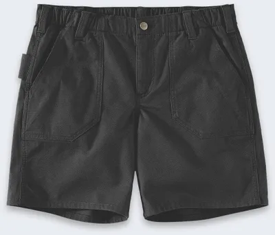 Shorce pune Carhartt Rugged Flex Canvas Work, për gra, W8, e zezë - 1
