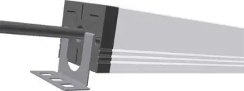 Kapëse montimi për priza Bachmann STEP, set 2 copë, çelik inox, gri