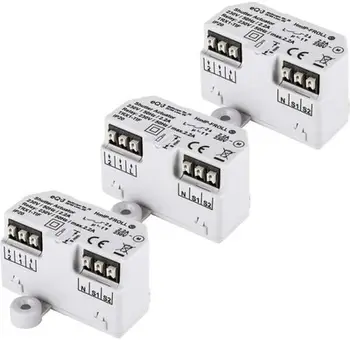 Aktuator roletash Homematic IP HmIP-FROLL, set 3 copë, montim në mur, i bardhë